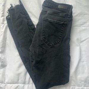 Abercrombie and Fitch black skinny jeans size 0